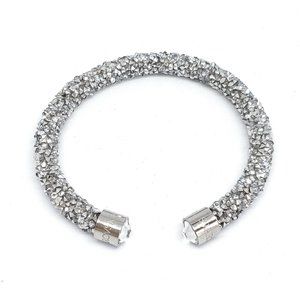 SWAROVSKI Silver Tone Crystal Cuff Bracelet 💖